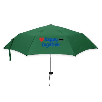 happy together 1 - Regenschirm (klein) - Flaschengrün - Vorne