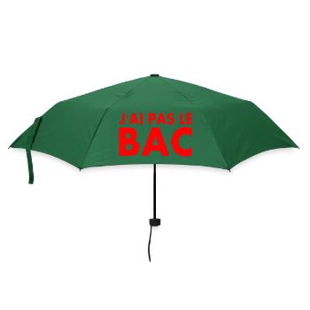 Ich habe kein Abitur - Regenschirm (klein) - Flaschengrün - Vorne