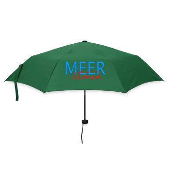 Meer atmen - Regenschirm (klein) - Flaschengrün - Vorne