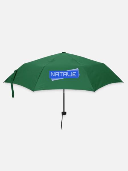 Natalie als NATALIE - Regenschirm (klein) - Flaschengrün
