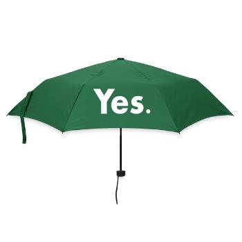 Yes - Regenschirm (klein) - Flaschengrün - Vorne