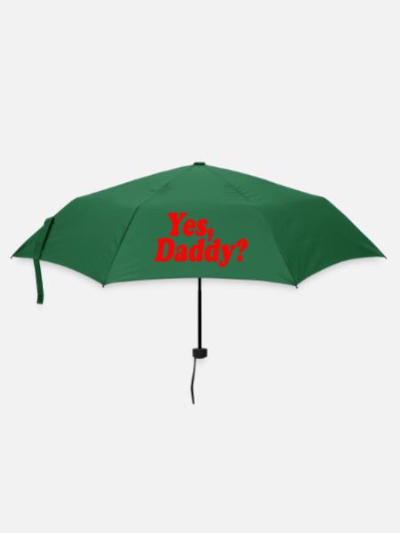 Yes daddy - Regenschirm (klein) - Flaschengrün