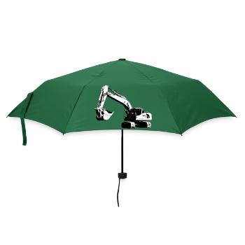 Bagger - Regenschirm (klein) - Flaschengrün - Vorne