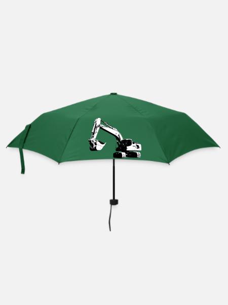 Bagger - Regenschirm (klein) - Flaschengrün