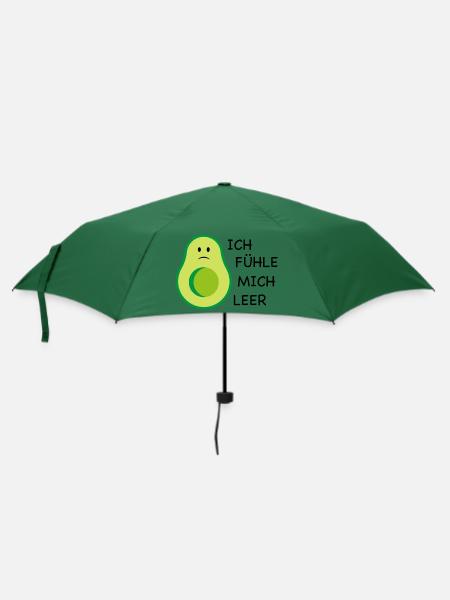 Avocado - Regenschirm (klein) - Flaschengrün