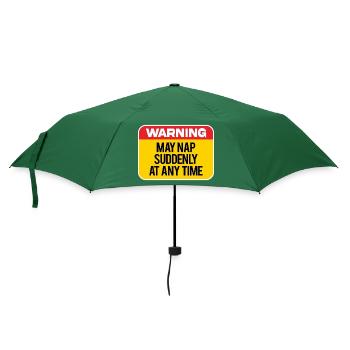 Kann plötzlich ein Nickerchen machen - Regenschirm (klein) - Flaschengrün - Vorne