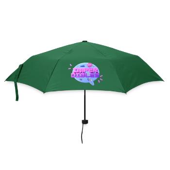 3D - Regenschirm (klein) - Flaschengrün - Vorne