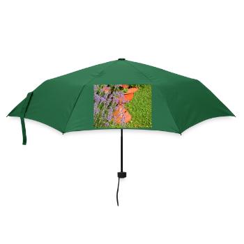 Nature frühlingsanfang - Regenschirm (klein) - Flaschengrün - Vorne