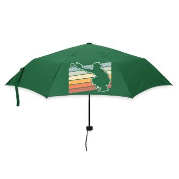 Baseball - Regenschirm (klein) - Flaschengrün - Vorne
