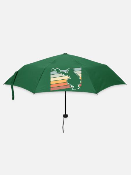 Baseball - Regenschirm (klein) - Flaschengrün