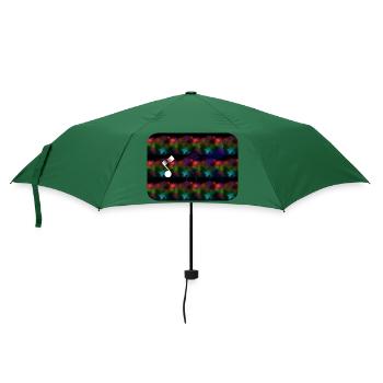 Musiknoten - Club WoW - Regenschirm (klein) - Flaschengrün - Vorne