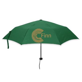 Für Finn - Regenschirm (klein) - Flaschengrün - Vorne