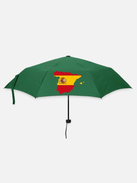 Spanien - Regenschirm (klein) - Flaschengrün
