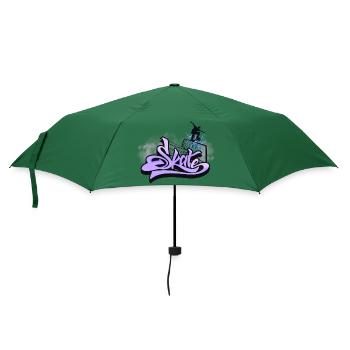 Schlittschuh-Sprung - Regenschirm (klein) - Flaschengrün - Vorne