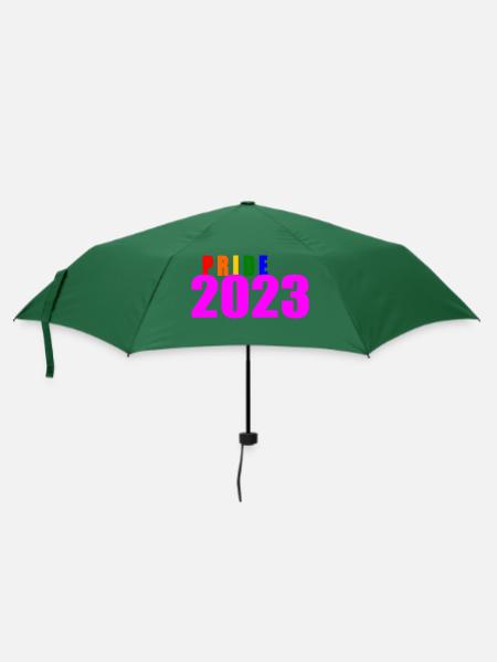 Pride 2023 - Regenschirm (klein) - Flaschengrün