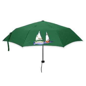 Segelboote - Regenschirm (klein) - Flaschengrün - Vorne