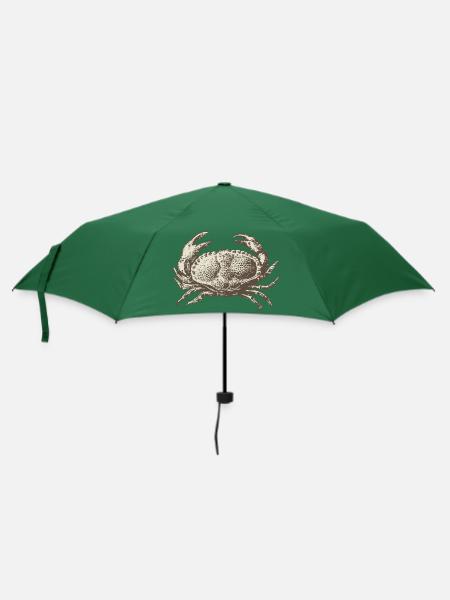 Meerestiere - Regenschirm (klein) - Flaschengrün