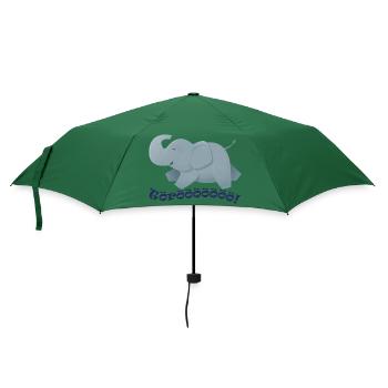 Wildtiere - Regenschirm (klein) - Flaschengrün - Vorne