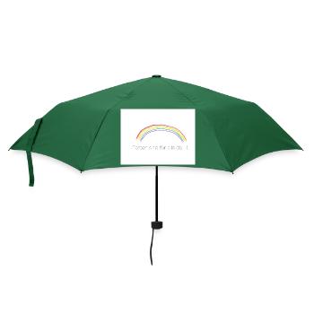 Regenbogen - Regenschirm (klein) - Flaschengrün - Vorne