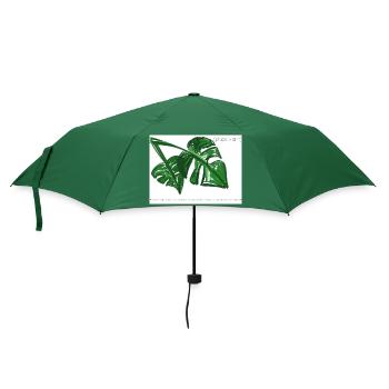 Plant mom Kleidung Accessoires - Regenschirm (klein) - Flaschengrün - Vorne