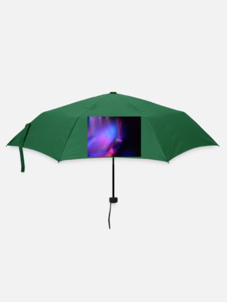 Neon Lights - Regenschirm (klein) - Flaschengrün