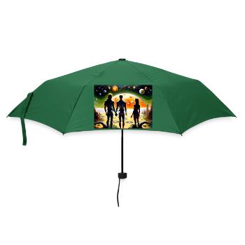 Verlorenes Paradies #1 - Regenschirm (klein) - Flaschengrün - Vorne