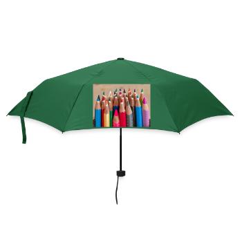 Buntstifte - Regenschirm (klein) - Flaschengrün - Vorne