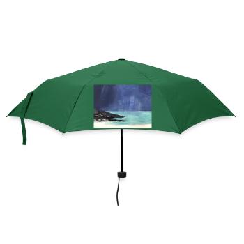 Traumstrand - Regenschirm (klein) - Flaschengrün - Vorne
