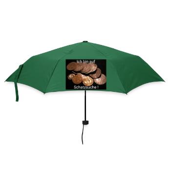 Schatzsuche - Regenschirm (klein) - Flaschengrün - Vorne