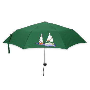 Segelboote - Regenschirm (klein) - Flaschengrün - Vorne