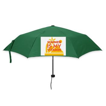 Sommer - Regenschirm (klein) - Flaschengrün - Vorne