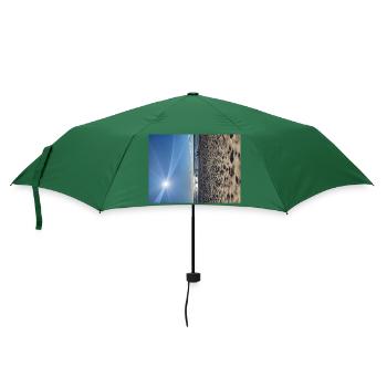 Sunshine&Ocean - Regenschirm (klein) - Flaschengrün - Vorne