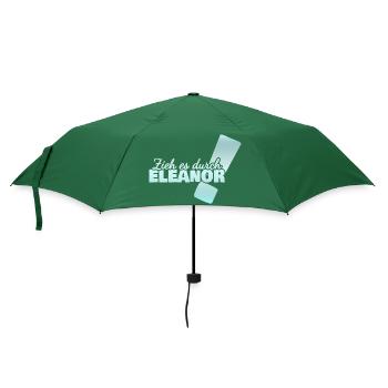 Eleanor als Vorname - Regenschirm (klein) - Flaschengrün - Vorne