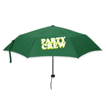 Party Crew - Regenschirm (klein) - Flaschengrün - Vorne