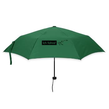 ich fahre - Regenschirm (klein) - Flaschengrün - Vorne