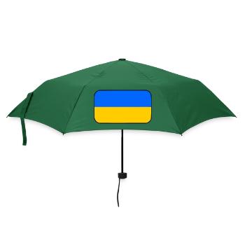 Ukraine - Regenschirm (klein) - Flaschengrün - Vorne