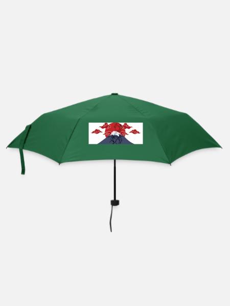 Japan Design Geschenkidee - Regenschirm (klein) - Flaschengrün