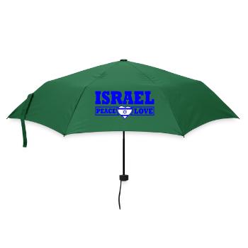 Israel - Regenschirm (klein) - Flaschengrün - Vorne
