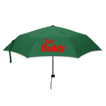 Yes daddy - Regenschirm (klein) - Flaschengrün - Vorne