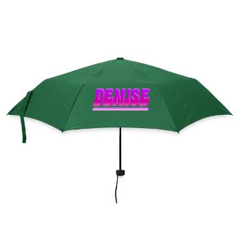 Denise die Lebhafte - Regenschirm (klein) - Flaschengrün - Vorne