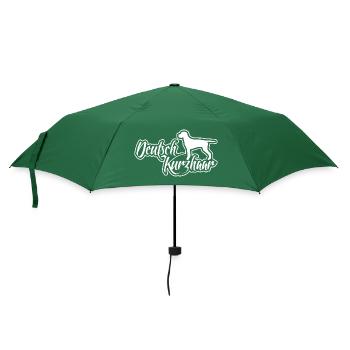 DEUTSCH KURZHAAR Hunderasse Jagdhunde Wilsigns - Regenschirm (klein) - Flaschengrün - Vorne