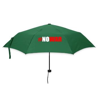 No war - Regenschirm (klein) - Flaschengrün - Vorne