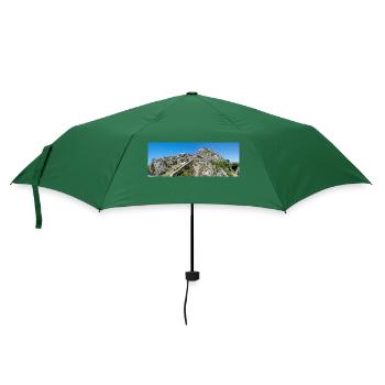 Festung Knin (Kninska tvrđava) Kroatien - Regenschirm (klein) - Flaschengrün - Vorne