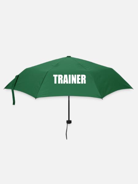 Trainer - Regenschirm (klein) - Flaschengrün