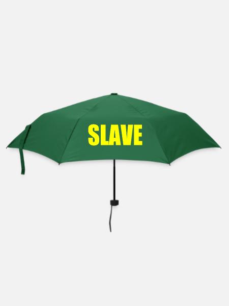 Slave - Regenschirm (klein) - Flaschengrün