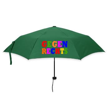 Gegen rechts - Regenschirm (klein) - Flaschengrün - Vorne
