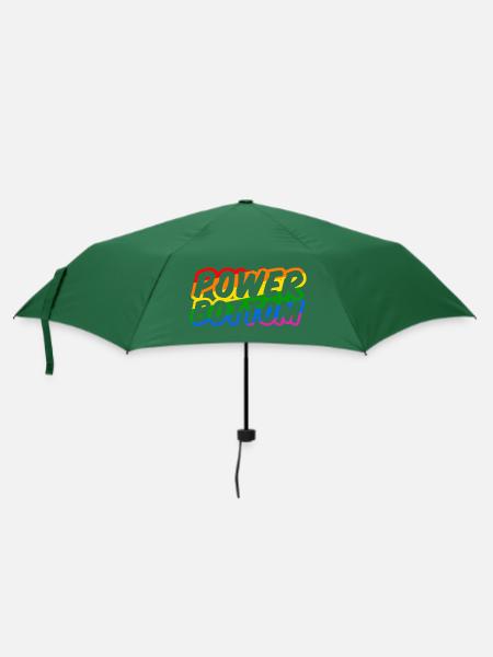 Power Bottom Shirt - Regenschirm (klein) - Flaschengrün