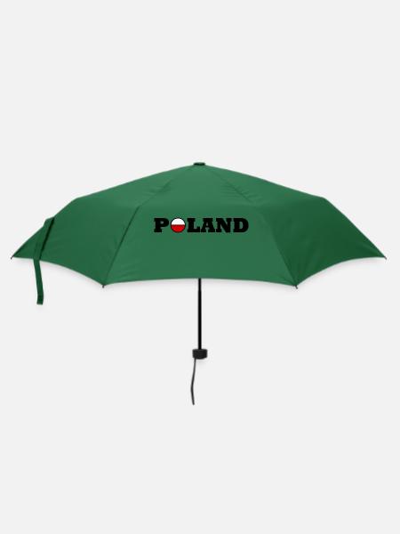 Poland / Polen - Regenschirm (klein) - Flaschengrün