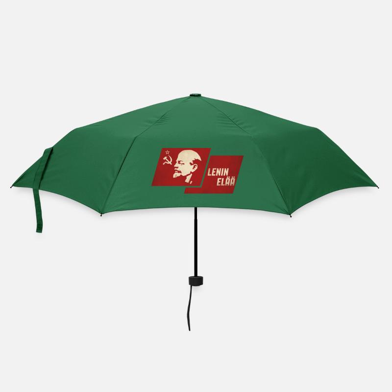 Lenin lebt - Regenschirm (klein) - Flaschengrün