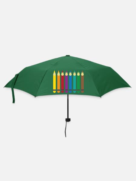Buntstifte - Regenschirm (klein) - Flaschengrün